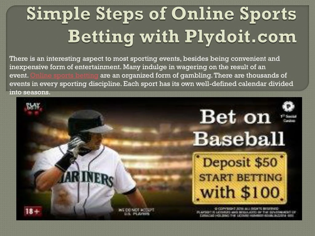 simple steps of online sports betting with plydoit com