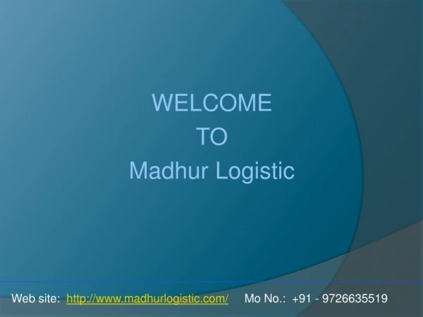 Transport Services Ahmedabad | Logistic Services Ahmedabad