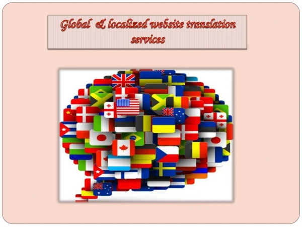 Global & Localized Website Translation Services