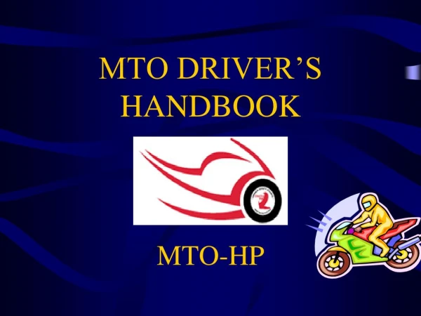 How To Conquer Road Hazards – MTO Official