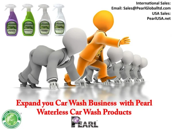Expand you Car Wash Business with Pearl Waterless Car Wash Products