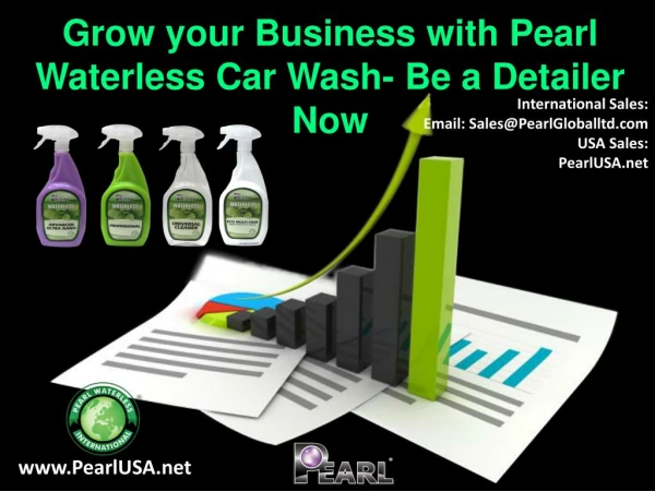 Grow Your Business With Pearl Waterless Car Wash- Be a Detailer Now