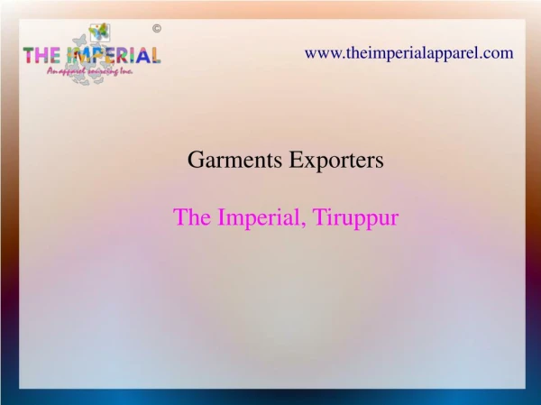 Apparel Manufacturers & Exporter