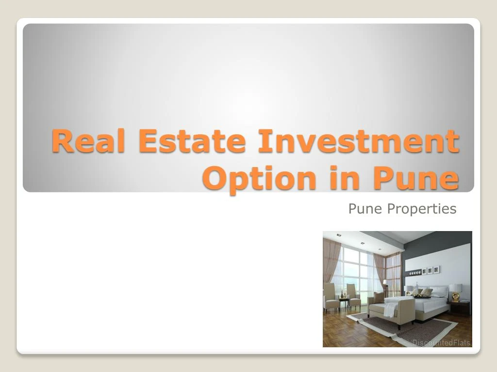 real estate investment option in pune