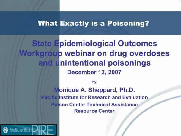 What Exactly is a Poisoning
