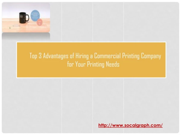 Top 4 Advantages of Hiring a Commercial Printing Company for Your Printing Needs