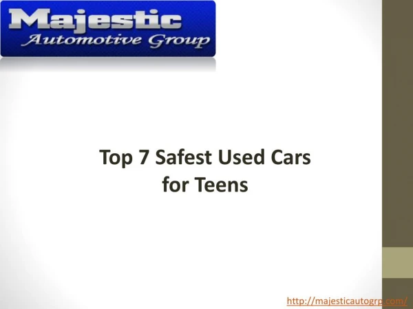 Top 7 Safest Used Cars for Teens