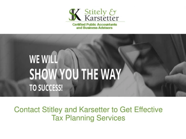 Get Instant Financial Help From Stitley and Karstetter
