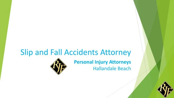 Slip and Fall accidents Florida