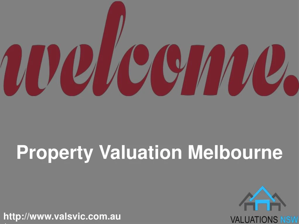 property valuation melbourne