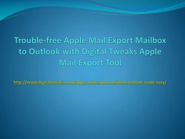 Export Mac Mail to Outlook 2011 for Mac
