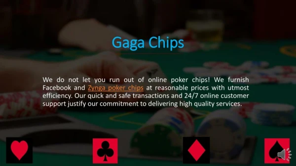 Buy Zynga Poker Chips Online | Fast Delivery