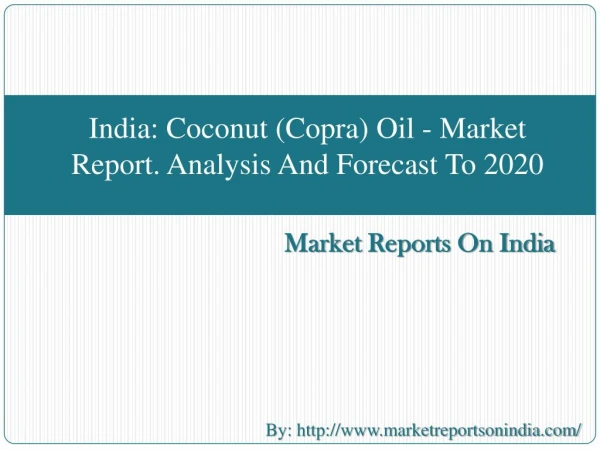 To read the complete report at: http://www.marketreportsonindia.com/food-beverages-market-research-reports-12118/india-c