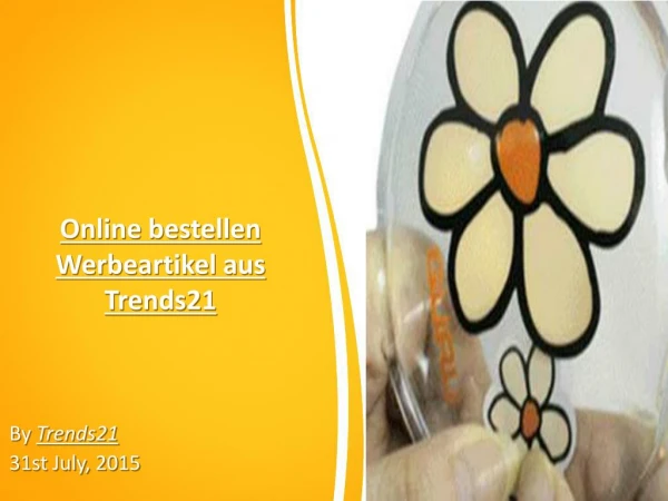 Online bestellen Werbeartikel aus Trends21