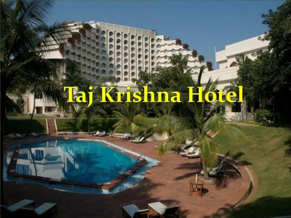 Taj Krishna Hotel Near at Banjara Hills, Hyderabad - Room Rates