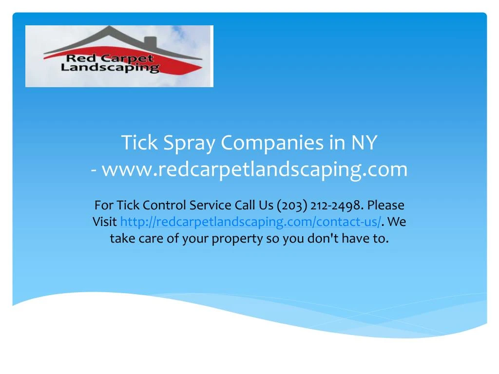 tick spray companies in ny www redcarpetlandscaping com