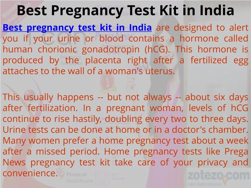 best pregnancy test kit in india