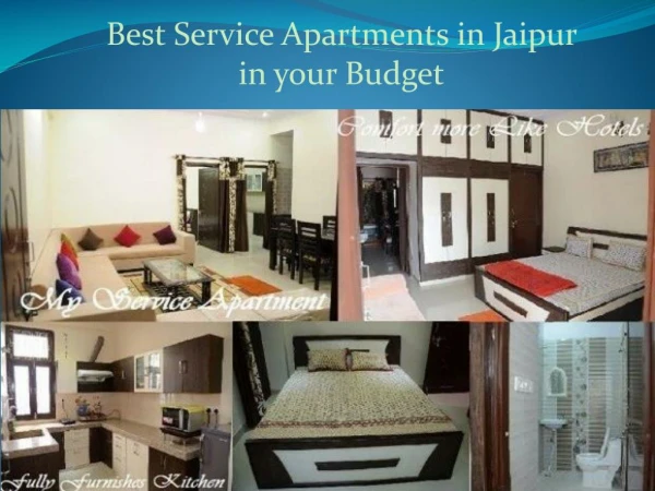 Best Service Apartments in Jaipur in Your Budget