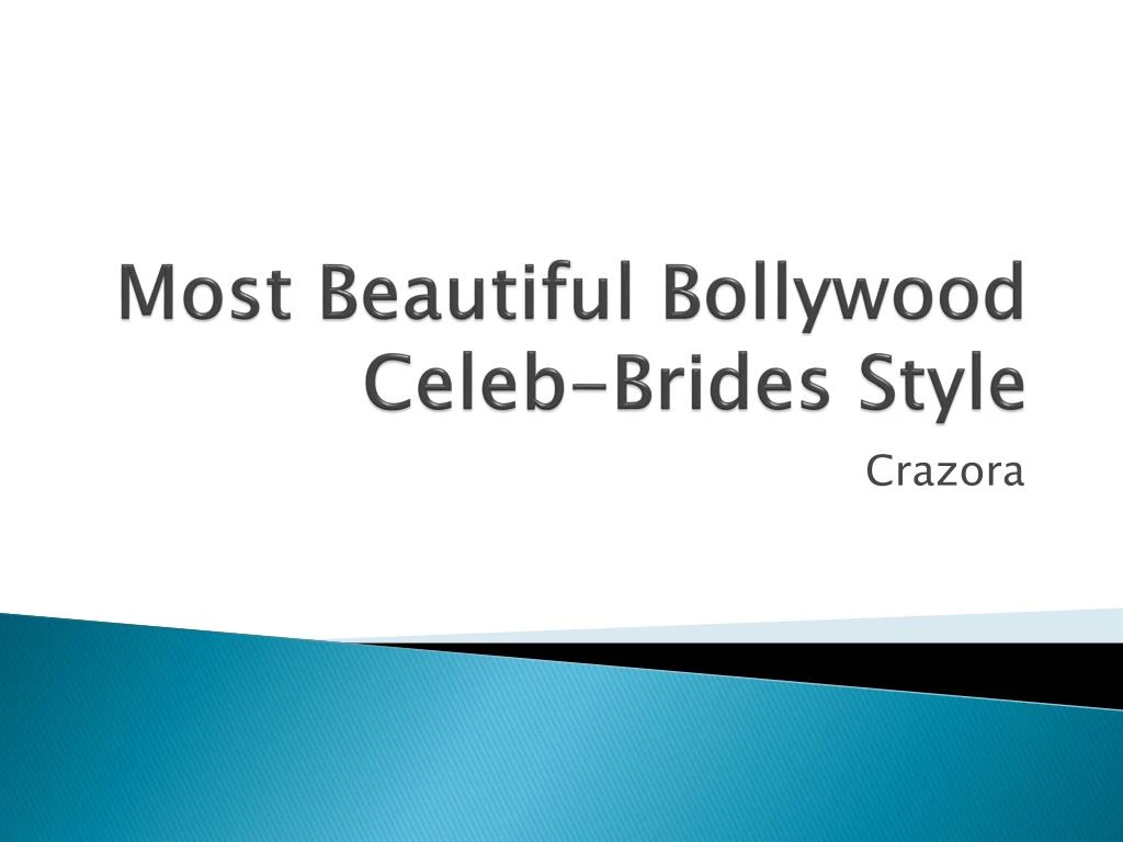 most beautiful bollywood celeb brides style