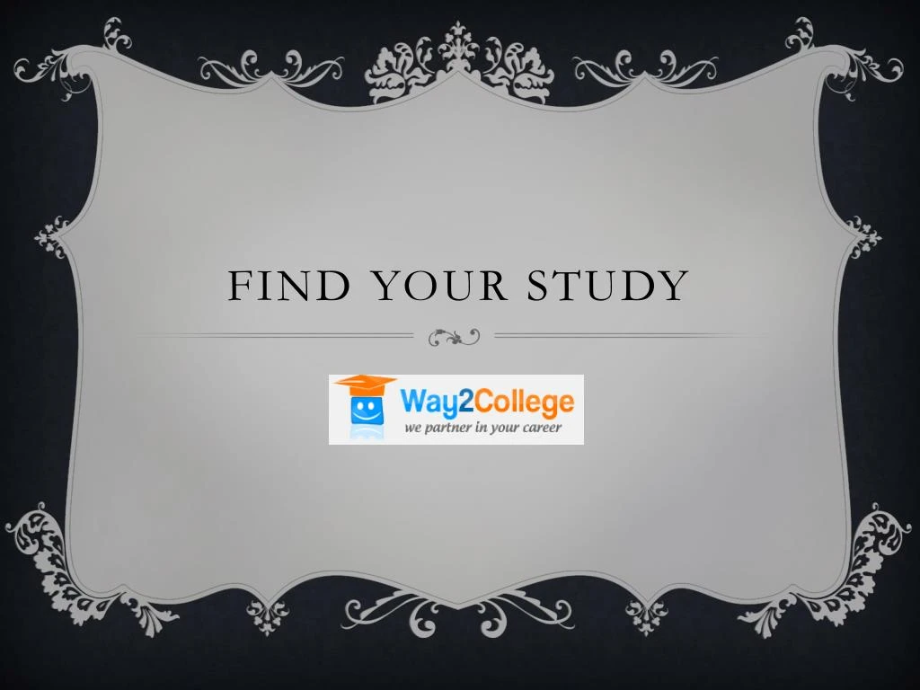 find your study