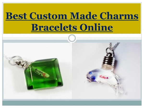 Best Custom Made Charms Bracelets Online