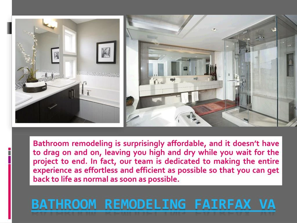 bathroom remodeling fairfax va