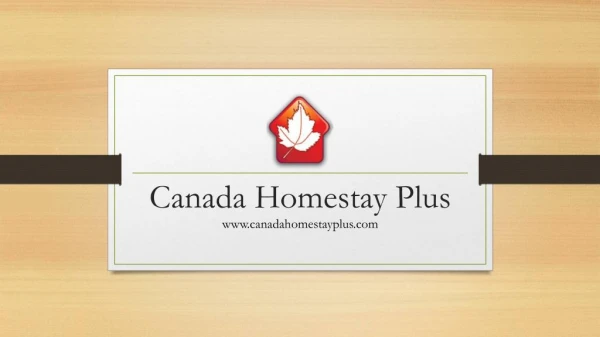 Canada Homestay Plus