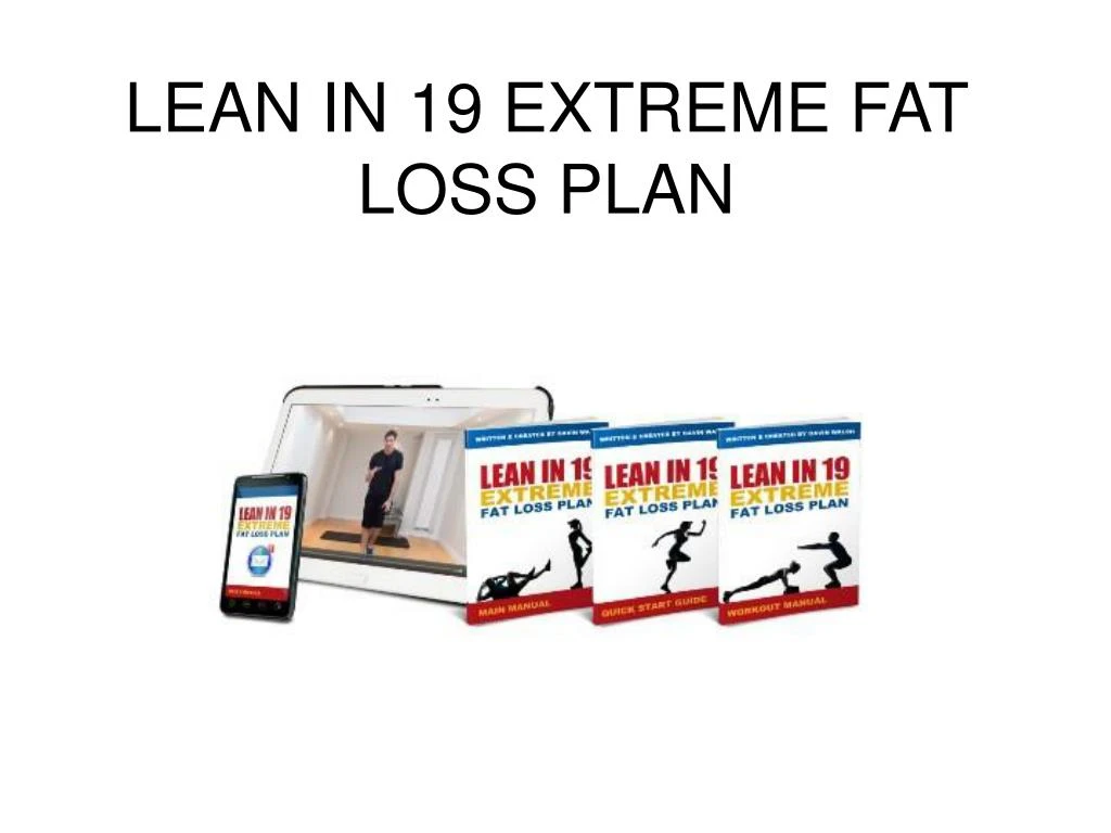 lean in 19 extreme fat loss plan