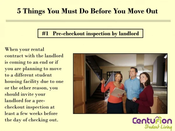 5 Things You MUST Do Before You Move Out