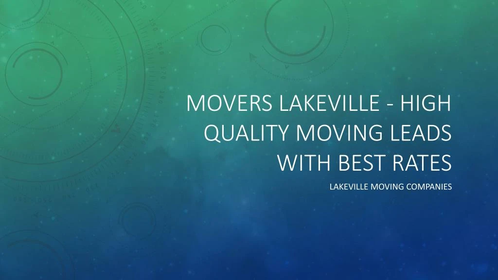 movers lakeville high quality moving leads with best rates