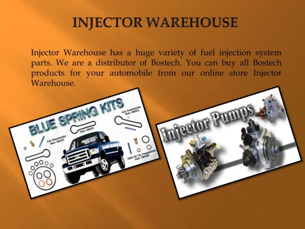 Injector Warehouse - Chevrolet Fuel Injectors