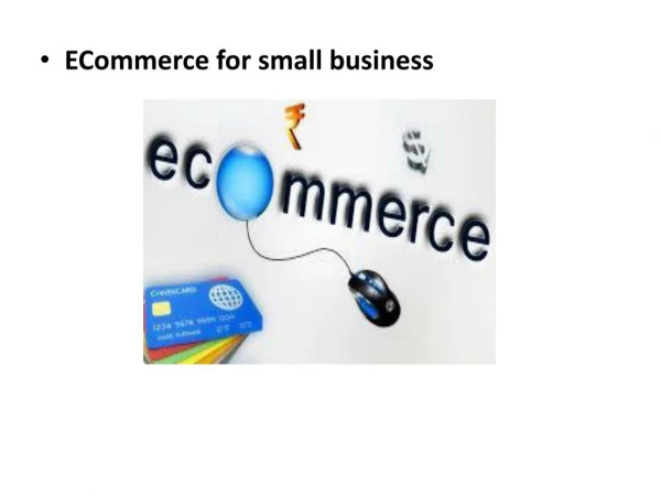 ECommerce for small business