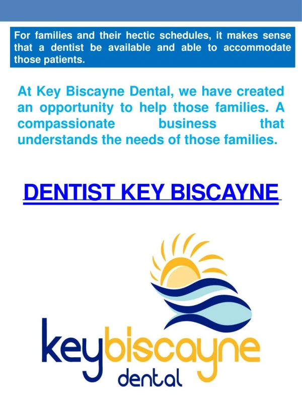 Oral Surgeon Key Biscayne
