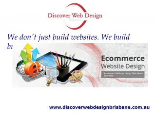 Ecommerce Web Site Developmet Brisbane - slide 1
