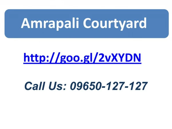 Amrapali courtyard in Greater Noida West