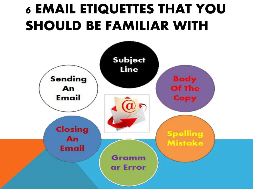 6 email etiquettes that you should be familiar with