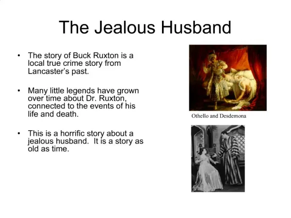 The Jealous Husband