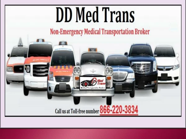 Non emergency medical transportation broker