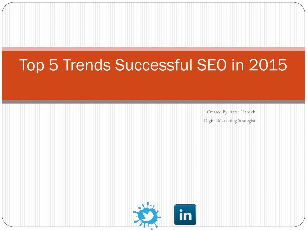 top 5 trends successful seo in 2015