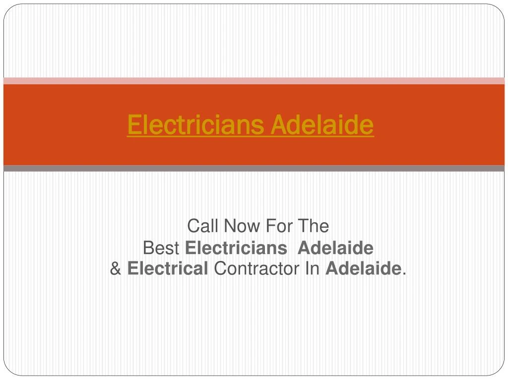 electricians adelaide