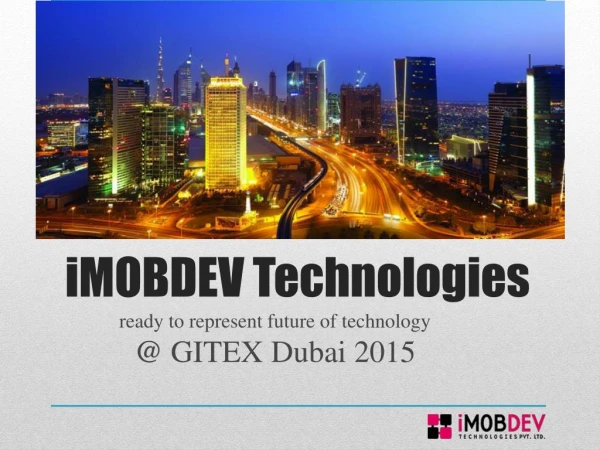 iMOBDEV Technologies @ GITEX Dubai 2015 Exhibition