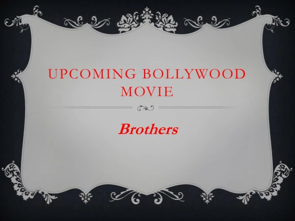 Upcoming Bollywood movies