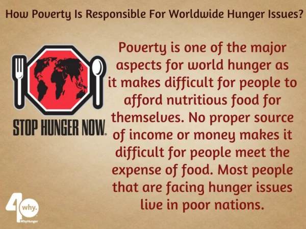 4 Major Aspects That Are Responsible For World Hunger