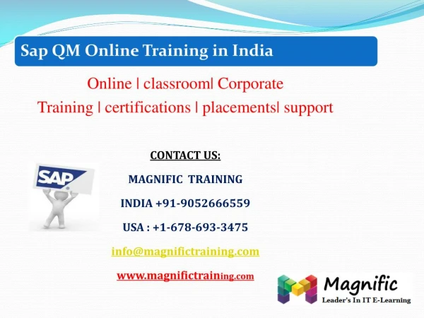 online training classes on sap qm in kolkata,mumbai
