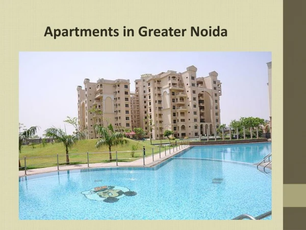 Modern Apartments for sale in Greater Noida