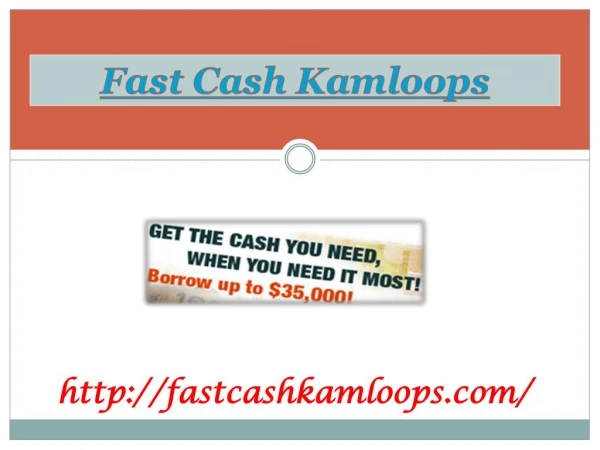 Bad Credit Car Loans kamloops