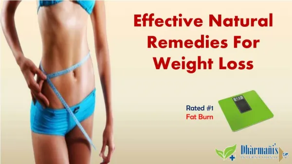 Effective Natural Remedies For Weight Loss