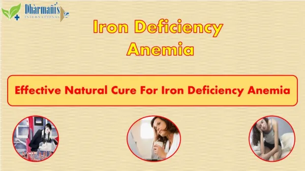 Effective Natural Cure For Iron Deficiency Anemia
