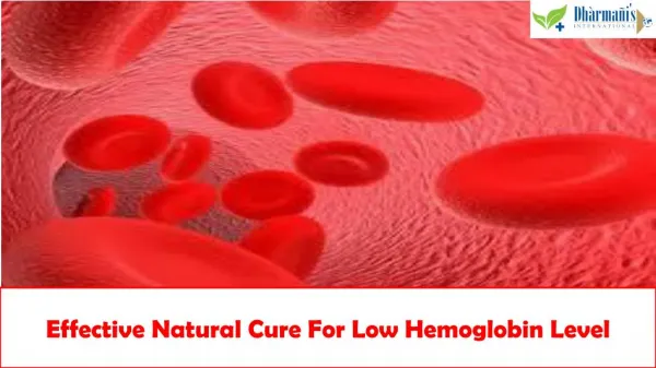 Effective Natural Cure For Low Hemoglobin Level