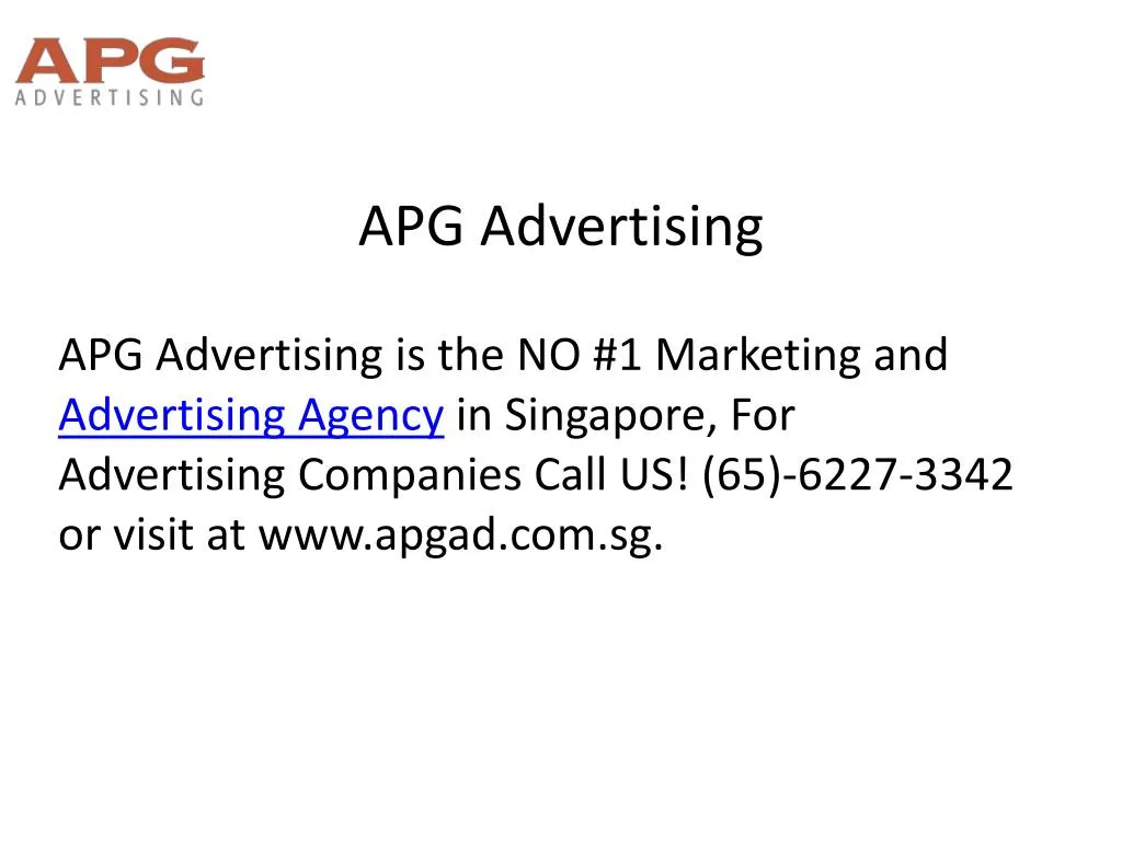 apg advertising